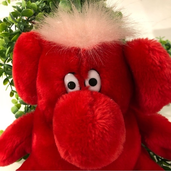 Kodak Kosmic Kolorkins red plush VTG  EUC 9” - Picture 2 of 7